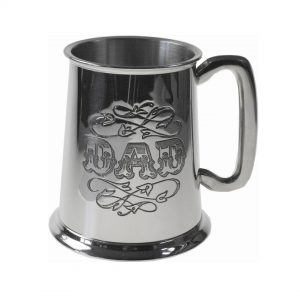 Personalised Dad Pint Pewter Tankard on TankardStore.com - Personalised & Engraved Pewter Tankards UK - Ideal Fathers Day Gift