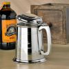 Personalised Lidded Pewter Tankard with Square Handle
