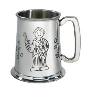 Personalised Best Man Pewter Tankard