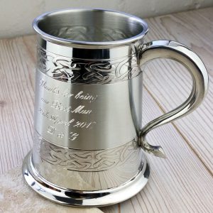 Personalised Wedding Tankard Ideal For Groom, Best Man & Ushers