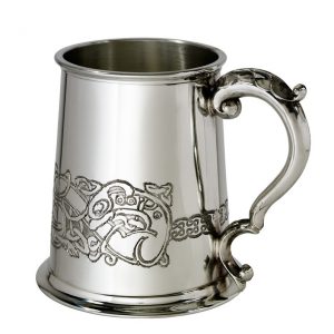 Personalised Classic Celtic Pewter Tankard
