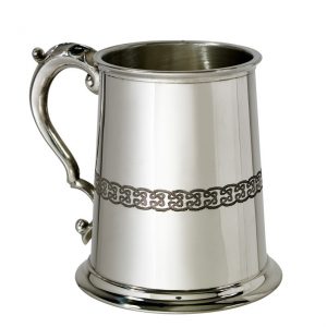 Personalised Classic Celtic Pewter Tankard