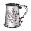 Personalised Football Scene Pewter Tankard