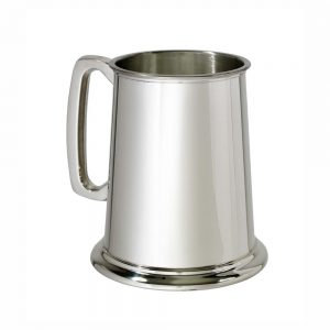 Personalised One Pint Polished Pewter Tankard